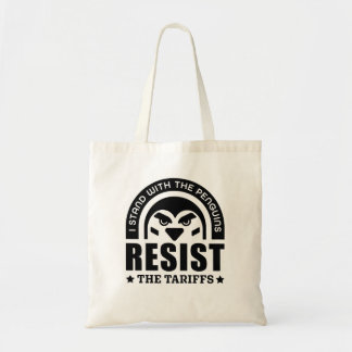 Weersta de tarieven van de pinguïn tote bag