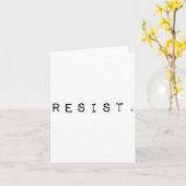 Weersta de Trump-regering - Limited Edition Kaart (Gele Bloem)