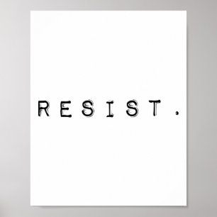 Weersta de Trump-regering - Limited Edition Poster