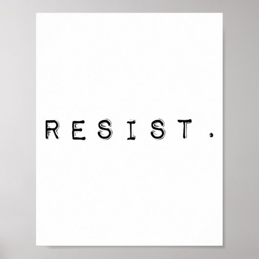 Weersta de Trump-regering - Limited Edition Poster (Voorkant)