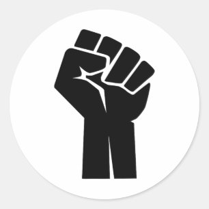 Weersta eerst opstaan Expressie Sta samen Ronde Sticker