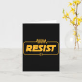 Weersta Elektrisch Engineer Elektronische Elektric Kaart (Gele Bloem)