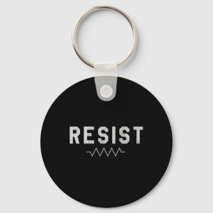 Weersta elektrisch symbool voor weerstands-shirt sleutelhanger