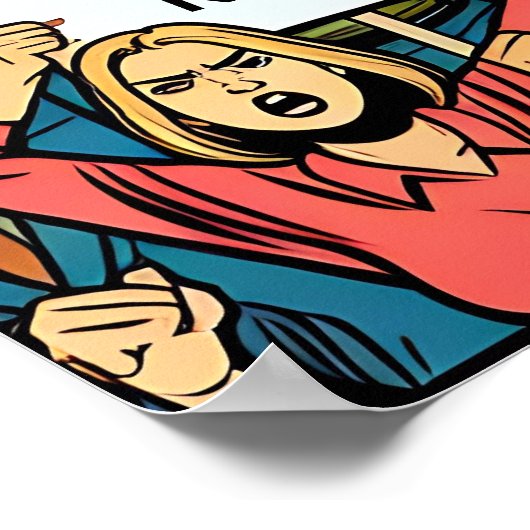 Weersta en beschuldig Trump Poster (Hoek)