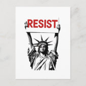 Weersta fascisme Bloemen Transgender LGBTQ Anti-Tr Feestdagenkaart (Voorkant)