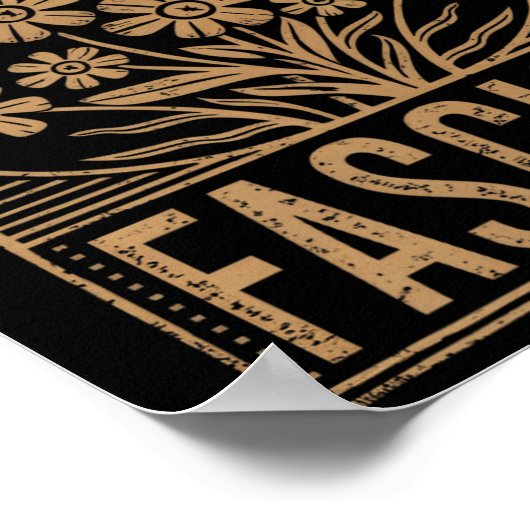 Weersta fascisme Protest Trump Anti Trump Premium  Poster (Hoek)