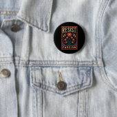 Weersta fascisme Protest Trump Anti Trump Premium Ronde Button 5,7 Cm (In situ)