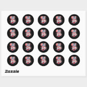 Weersta Floral Boho Ronde Sticker (Vel)