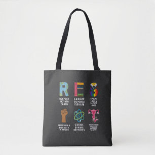 Weersta Floral LGBTQ-rechten Trans Equality Tote Bag