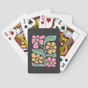 WEERSTA Florale Anti Trump Politieke Protesten  Pokerkaarten