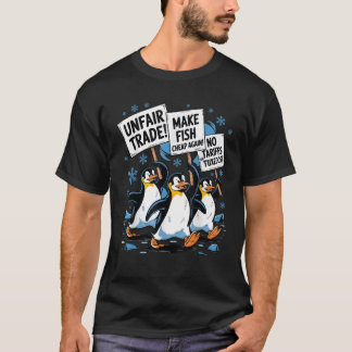 Weersta gehoorde eilandpinguïns protesteren tegen  t-shirt