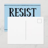 Weersta grof grappig anti-Trump liberaal protest Briefkaart (Voorkant / Achterkant)