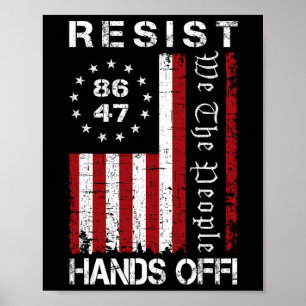 Weersta Handen af Protest 86 47 8647 Protest Opsla Poster