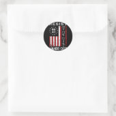 Weersta Handen af Protest 86 47 8647 Protest Opsla Ronde Sticker (Tas)