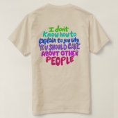 Weersta Handgeschreven T-shirt (Design achterkant)