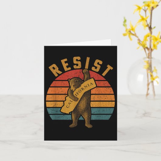 Weersta het Beer van Californië Kaart (Gele Bloem)