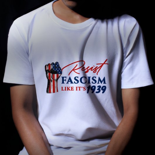 Weersta het fascisme alsof het een anti-Trump-prot T-shirt