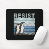 Weersta het pinguïnactivisme muismat (Met muis)