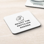 Weersta het Reptiliaanse Agenda Onderzetter (Linkerzijde)