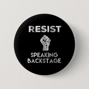 Weersta het spreken van Byckstage Stage Manager Cr Ronde Button 5,7 Cm
