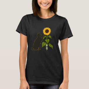 Weersta Kat Bloem Boho 8647 Zonnebloem Subtiele Ka T-shirt