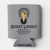 Weersta luide Koelbox | antifascistische machtsstr Blikjeskoeler (Achterkant)