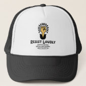 Weersta luidruchtige Trucker Hat | antifascistisch Pet (Voorkant)