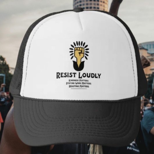 Weersta luidruchtige Trucker Hat | antifascistisch Pet