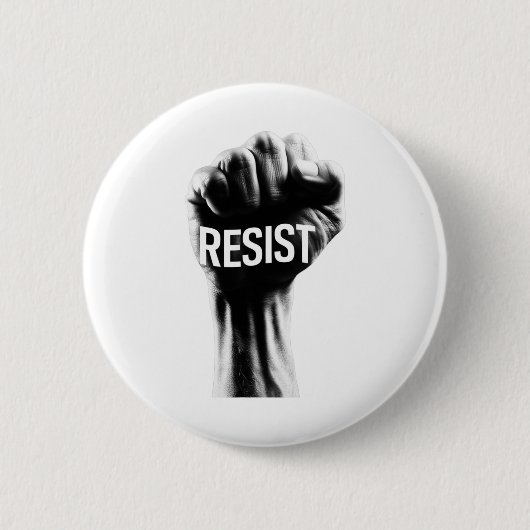 Weersta met een vuist ronde button 5,7 cm (Voorkant)