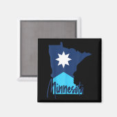 Weersta minnesota magneet (Voorkant / Achterkant)