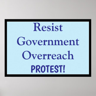 Weersta Overheidsoverreach Poster