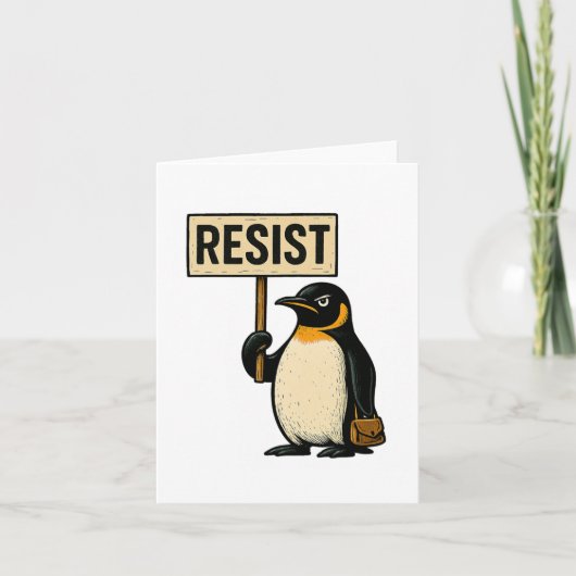 Weersta Penguin Activism Grafisch Ontwerp 2 Kaart (Voorkant)