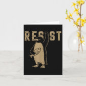 Weersta Penguin Activism Grafisch Ontwerp Kaart (Gele Bloem)