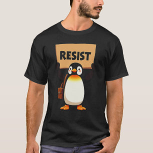Weersta Penguin Activism Grafisch Ontwerp T-shirt