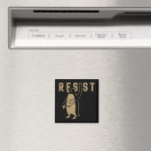 Weersta Penguin Activism Graphic Design Vintage Magneet (Insitu (Vaatwasser))