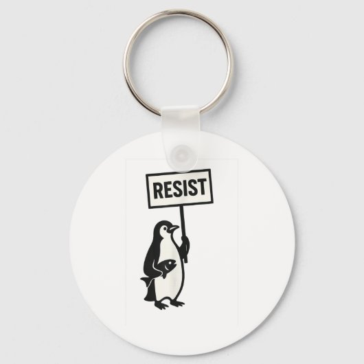 Weersta Penguin Activism Graphic Sleutelhanger (Voorkant)
