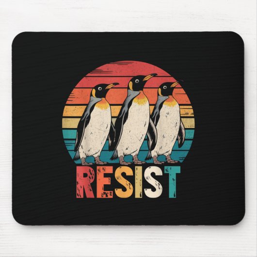 Weersta Penguins Protest Tegen Tarieven Penguin Re Muismat (Voorkant)