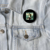 Weersta Pinguïn Activisme Grafische Grappige Pingu Ronde Button 5,7 Cm (In situ)