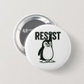 Weersta pinguïn ronde button 5,7 cm (Voorkant /achterkant)