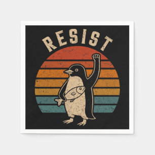 Weersta pinguïns protesteren tegen tarieven servet