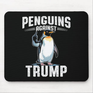 Weersta Pinguïns Tegen Trump - Maak Pinguïn Belast Muismat