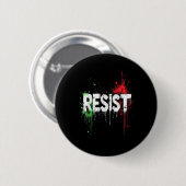 Weersta politiek protest _1 ronde button 5,7 cm (Voorkant /achterkant)