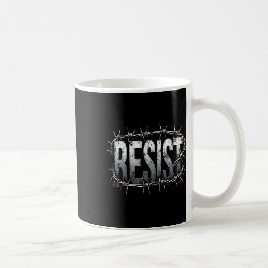 Weersta politiek protest koffiemok (Rechts)