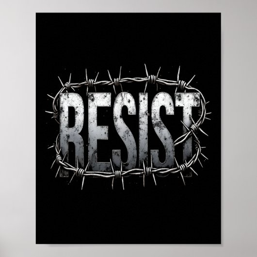 Weersta politiek protest poster (Voorkant)