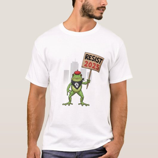 Weersta Portland Kikker Protest T-shirt (Voorkant)