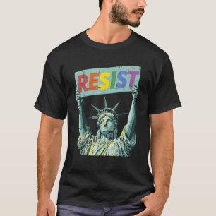 Weersta Regenboog Standbeeld Vrijheid Protest Lgbt T-shirt