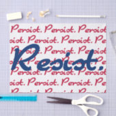 Weersta Rood Wit En Blauw Weerstand Tissuepapier (Craft)