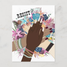 Weersta samen - Floral Feminist Activism Art