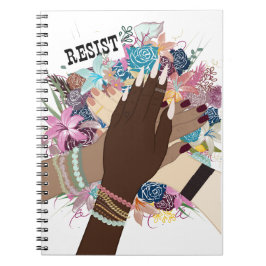 Weersta samen - Floral Feminist Activism Art Notitieboek