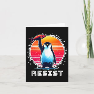 Weersta Shirt Funny Weersta Pinguïns Protest Tegen Kaart